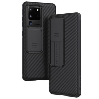 Husa pentru iPhone 16 Pro - Nillkin CamShield Prop - Transparent Black foto
