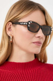 Swarovski ochelari de soare 5679536 DEXTERA ORGANIC femei, culoarea maro