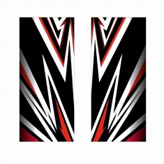 Set 2 stickere autoadezive pentru st&Atilde;&cent;lpi u&Egrave;i auto, print exterior hd, orajet ecosolvent, 50x22 cm