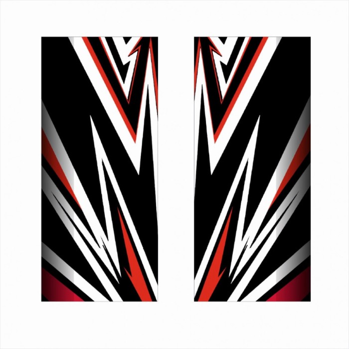 Set 2 stickere autoadezive pentru st&Atilde;&cent;lpi u&Egrave;i auto, print exterior hd, orajet ecosolvent, 50x22 cm