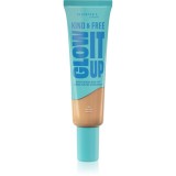 Rimmel Kind &amp; Free Glow It Up machiaj ușor de hidratare culoare 160 Vanilla 30 ml