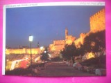 HOPCT 15478 NOCTURNA CETATEA IERUSALIM- ISRAEL- ANUL 1999 STAMPILA-TIMBRU --ASIA -CIRCULATA