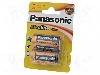 Baterie R14, 1.5V, alcaline, PANASONIC -