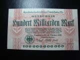 GERMANIA / FRANKFURT 100 MILIARDE 1923 UNC