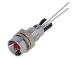 Lampă LED Roșie &Oslash;6mm pentru PCB