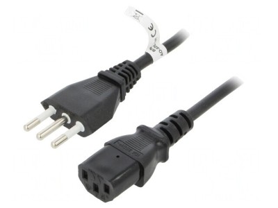 Cablu Alimentare Negru 1.8m IEC C13 10A foto