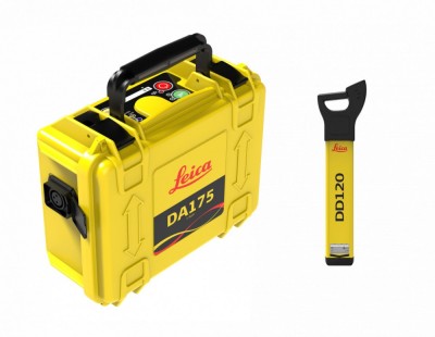 Localizator Utilitati DD120 (50Hz), pachet adancime cu transmitator DA175 (872938+949370+850276) - Leica-6014154 foto