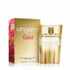 Apa de toaleta Femei, Ungaro Gold, 90ml foto