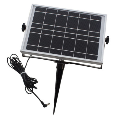 Eurotrail Panou solar de camping, negru, 25,5x16x10 cm GartenMobel Dekor foto