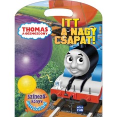 Thomas a gőzmozdony - Itt a nagy csapat! - Sz&amp;iacute;nezők&amp;ouml;nyv matric&amp;aacute;kkal foto