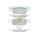 Set placute frana fata, Dacia Logan II, 202021, Logan MCV II, 202021, Sandero II, 202021, Renault Clio IV, 202019, Twingo III, 20, Icer