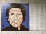 leonard cohen recent songs 1979 album disc vinyl lp muzica folk pop rock CBS records cu insert