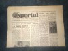 ZIARUL SPORTUL 30 IULIE 1985 INTERVIU MIRCEA LUCESCU