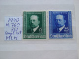 1940-Germania- Complet set-MLH-perfect, Nestampilat