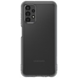 Husa Originala Samsung A13 4G Soft clear cover black EF-QA135TBEGWW, Negru