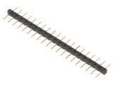 Şir pini tată 20 pini 2,54mm THT aurit