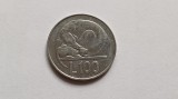 San Marino -100 Lire 1975-Dragostea pentru animale, Europa
