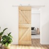 VidaXL Ușă glisantă cu set de feronerie 70x210 cm, lemn masiv de pin