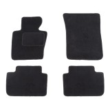 Set covorase auto mocheta Velor BMW X3 (E83), 06.2003-11.2010, negru,