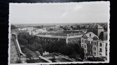 TIMISOARA - VEDERE CU CASTELUL HUNIADE - PERIOADA INTERBELICA foto