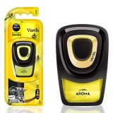 Odorizant auto pentru grila de ventilatie Aroma Car Aroma Ventis Vanilla, parfum intens, evaporare lenta si de lunga durata, intensitate reglabila