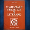 Comentarii Stilistice si Literare - Ieronim Tataru - Studii Literare