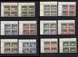 GERMANIA BERLIN 1962 , CLADIRI VECHI BERLIN , SERIE IN BLOCURI DE 4 MNH, Nestampilat