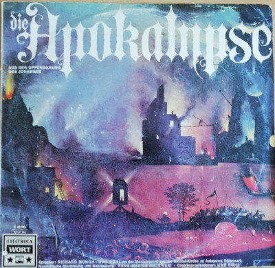 Disc Vinil Richard M&amp;uuml;nch And Uwe R&amp;ouml;hl - Die Apokalypse -Electrola- E 80703 foto