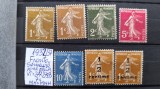 1932-Franta-Semanat YT277-279B-7 val.-MH+MNH