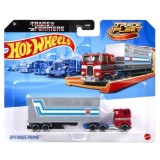 HOT WHEELS TRACK FLEET CAMION FLOTA TRANSFORMERS OPTIMUS PRIME SCARA 1 LA 64