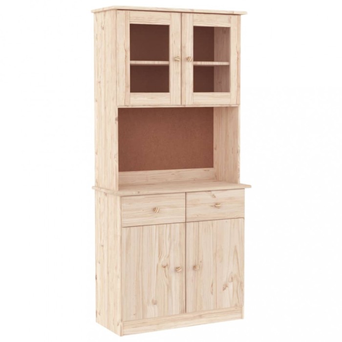Dulap inalt ALTA, 77x35x73 cm, lemn masiv de pin