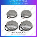 Lumini Ambientale capace difuzoare Mercedes E W213 2017-2021 control pe sistemul original sau telefon CarStore Technology