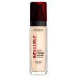 Fond de ten rezistent la transfer Infaillible 32H Fresh Wear, 10 Fair-Light, 30 ml, Loreal Paris, L&rsquo;oreal Paris