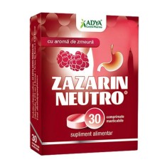 ZAZARIN NEUTRO ZMEURA 30CPR MASTICABILE foto