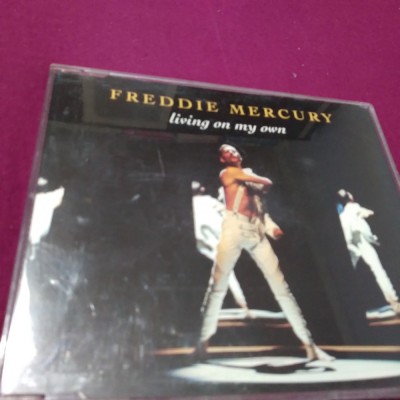CD FREDDIE MERCURY-LIVING ON MY OWN RARITATE!!! foto