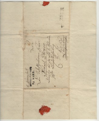 Austria.1843 Scrisoare prefilatelica Hermanstadt (Sibiu)-Cluj ? XR.2 foto