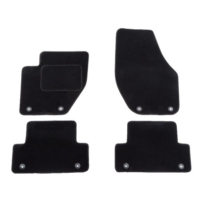 Set covorase auto mocheta Velor VOLVO V40, 07.2012-08.2019, negru, foto