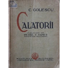 CALATORII - C. GOLESCU