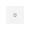 Priză Nova UTP RJ-45 cu cadru alb