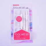 Set 3 cutite pictura Magi-Wap, cu paleta pictura, EPKP01B-1