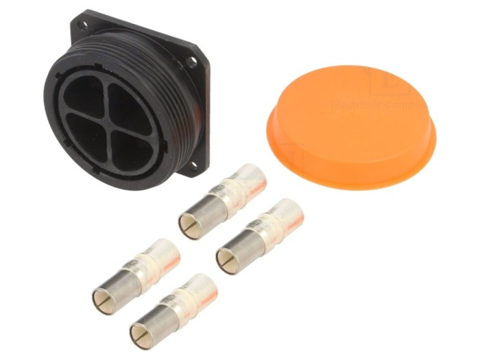 Conector circular mamă IP68 4 pini