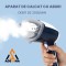 Aparat de Calcat Vertical cu Aburi ADESSNA, model R.1226B, 1200 W, 1200 BT, Debit 20g/min, Rezervor mare 350 ml, Culoare Alb/Albastru