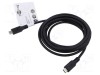 Cablu USB 3.2 USB-C 1m negru 5Gbps PVC Goobay