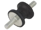 Atenuator de Vibrații M8 30mm Guma 25mm 436N 70N/mm