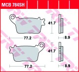 Set placute frana spate TRW MCB784SH - Honda Hornet - CBR 600 - CBR 1000 - Kawasaki ZX6R-10R Ninja - Yamaha YZF-R1 1000