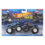 Hot wheels monster truck set 2 masini bigfoot si bigfoot bite scara 1 la 64