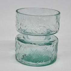 Vaza mica sticla veche, vintage HELENA TYNELL