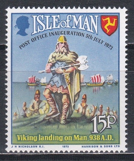 Isle of Man 1973 - Debarcarea vikingilor pe Insula Man &icirc;n 938, MNH