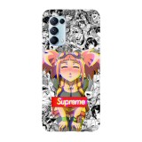 Husa compatibila cu Oppo Find X5 Pro model Zoe Dino rey Ahegao Supreme, Silicon, TPU, Viceversa, Transparent, Carcasa
