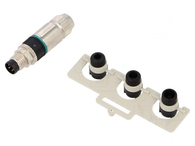 Conector M8 4-Pin Drept pe Cablu IP67 32V